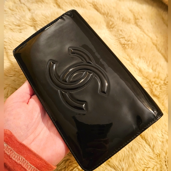 CHANEL CAMELLIA FLOWER MAKEUP PALETTE BLACK PATENT BI-FOLD ☆LIMITED EDITION - Picture 5 of 16
